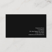 Carte De Visite Edgar Degas | la classe de danse (Dos)