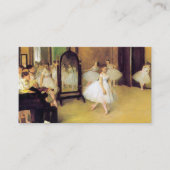 Carte De Visite Edgar Degas | la classe de danse (Devant)