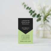 Carte de visite Edge exécutif, Sage Green (Debout devant)