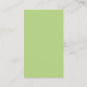 Carte de visite Edge exécutif, Sage Green (Dos)