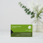 Carte De Visite Edge Triangle II - Nuances d'avocat (Debout devant)