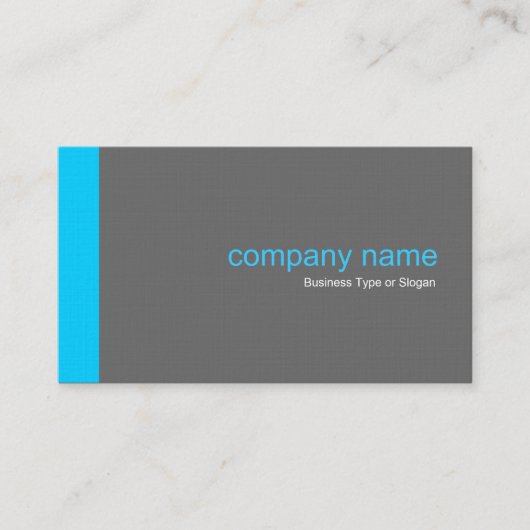 Carte De Visite Edge v2 - Bleu Ciel (Devant)