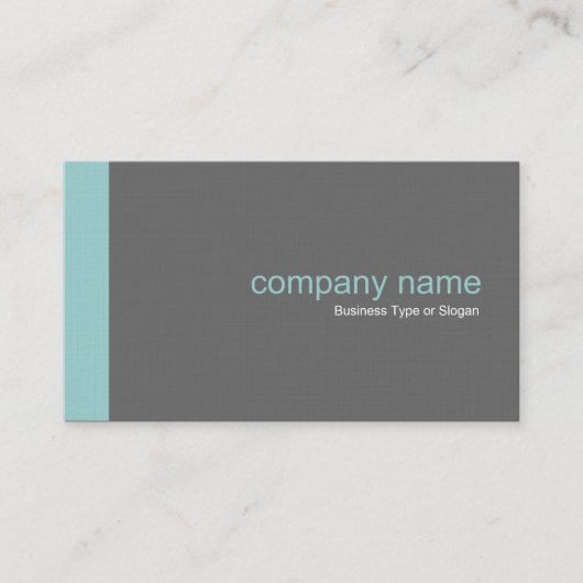 Carte De Visite Edge v2 - Bleu d'aqua clair (Devant)
