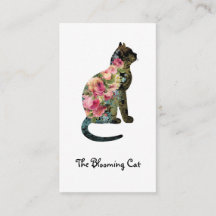 Carte de visite editable de FLEURISTE