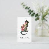 Carte de visite editable de FLEURISTE (Debout devant)