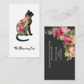 Carte de visite editable de FLEURISTE (Devant / Derrière)