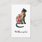 Carte de visite editable de FLEURISTE (Devant)