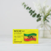 Carte de visite Editable de Rastafarian (Debout devant)