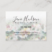 Carte de visite éditable élégante simple minimalis (Dos)