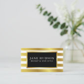 Carte de visite éditable élégante simple minimalis (Debout devant)