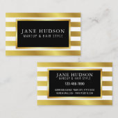 Carte de visite éditable élégante simple minimalis (Devant / Derrière)