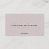 Carte De Visite Editable Handmade Jewelry (Dos)