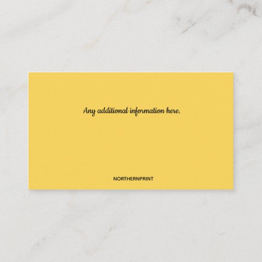 Carte De Visite Editable Hay Bale (Dos)