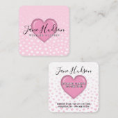 Carte de visite éditable minimaliste simple élégan (Devant / Derrière)