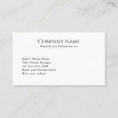 Carte de visite éditable pour tout type d'entrepri (Devant)