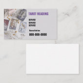 Carte De Visite Editable, Service de lecture de carte, Tarot, Magi (Devant / Derrière)