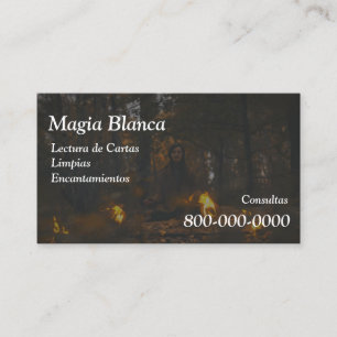 Carte De Visite Editable, Service de lecture de carte, Tarot, Magi