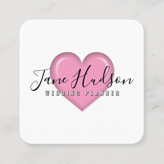 Carte de visite éditable simple élégante minimalis (Devant)