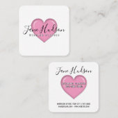 Carte de visite éditable simple élégante minimalis (Devant / Derrière)