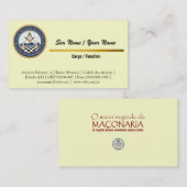 Carte de Visite Editável de CARN Brésil (Devant / Derrière)