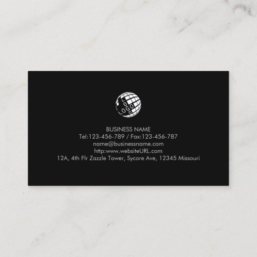 Carte De Visite Éditeur d'auteur (Dos)