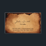 Carte De Visite Éditeur de film Vintage Vieux papier Texture<br><div class="desc">Vintage vieux brûlé Cartes de visite de l'éditeur de film de papier.</div>