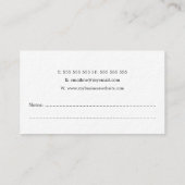 Carte De Visite Éditeur de l'auteur de plume Quill Édition (Dos)