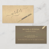 Carte De Visite Éditeur moderne élégant professionnel (Devant / Derrière)