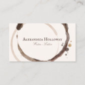 Carte De Visite Éditeur unique Stain de café Editeur (Devant)