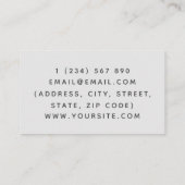 Carte De Visite Éditeur vidéo Vidéo cinéaste Pastel & bande vidéo  (Dos)