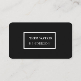 Carte De Visite Édition de code QR noir et blanc
