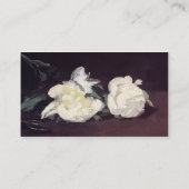 Carte De Visite Edouard Manet - Branche des Peonies Blanches et de (Dos)