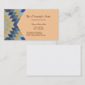 Carte De Visite Édredon de motif de diamant (Devant / Derrière)