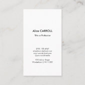 Carte De Visite Edvard Munch - Le penseur de Rodin - QR Code (Dos)