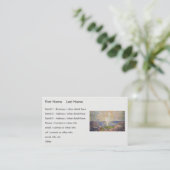 Carte De Visite Edvard Munch Peinture murale Le Soleil (Solen) (19 (Debout devant)