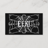Carte De Visite EEK de toile d'araignée (Dos)