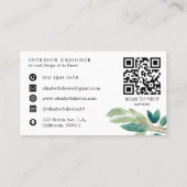 Carte De Visite Eeucalyptus verdoyant (Dos)