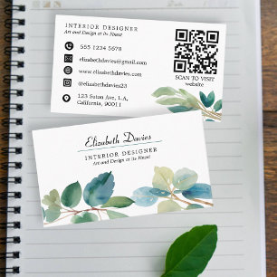 Carte De Visite Eeucalyptus verdoyant