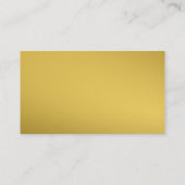 Carte De Visite Effacer Acai Violet Blanc Texte Or Monogramme Or (Dos)