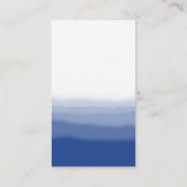 Carte De Visite Effet de colorant d'immersion (Dos)