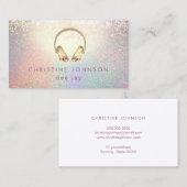 Carte De Visite effet de parties scintillant de la fausse couleur  (Devant / Derrière)