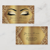 Carte De Visite Effet de Parties scintillant de maquillage Parties (Devant / Derrière)