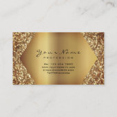 Carte De Visite Effet de Parties scintillant de maquillage Parties (Dos)