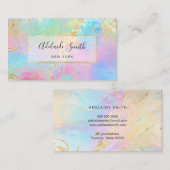 Carte De Visite Effet holographique FAUX (Devant / Derrière)