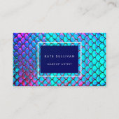 Carte De Visite effet irisé mermaid FAUX (Devant)