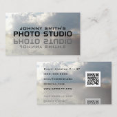 Carte De Visite Effet miroir de surface lisse (Devant / Derrière)