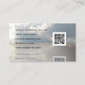 Carte De Visite Effet miroir de surface lisse (Dos)