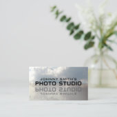 Carte De Visite Effet miroir de surface lisse (Debout devant)