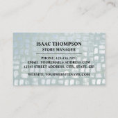 Carte De Visite Effet mosaïque, Joaillier (Dos)