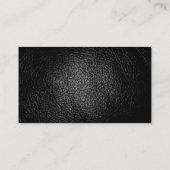 Carte De Visite Effet spécial en cuir gris (Dos)